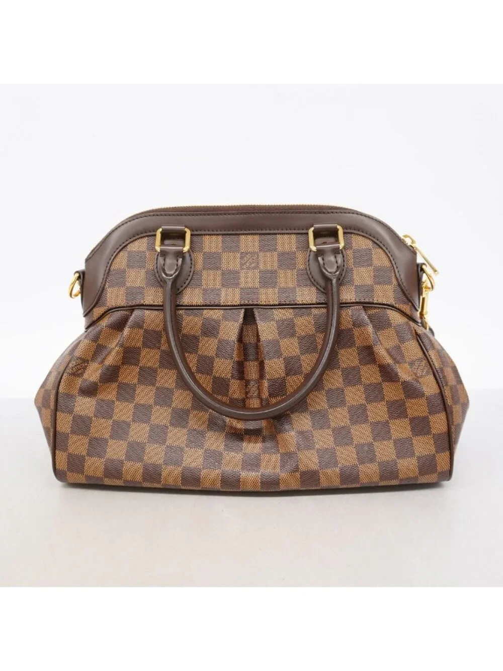Louis Vuitton Handbag Damier Trevi PM Ebene 2-Way